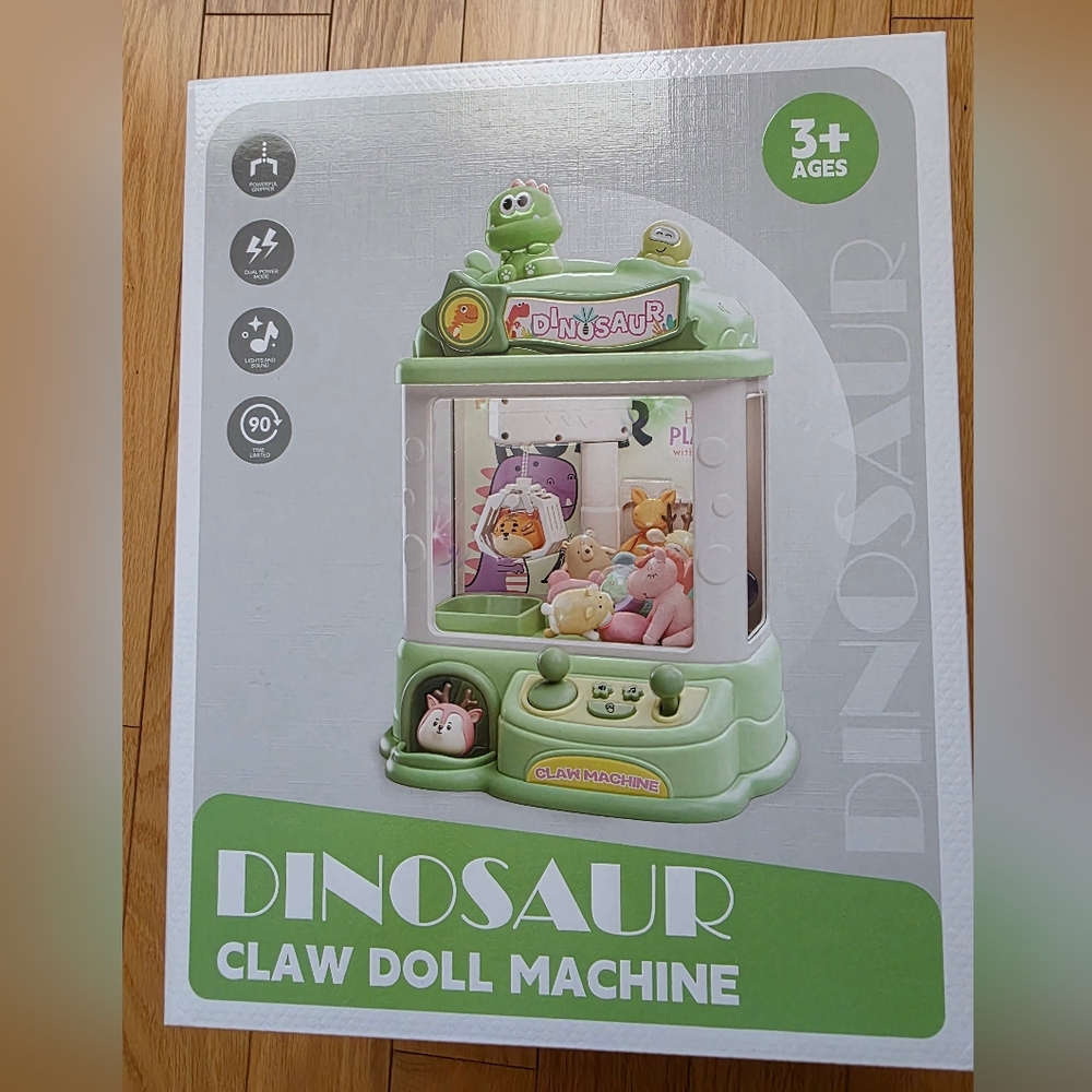 Dinosaur Claw Doll Machine - Green